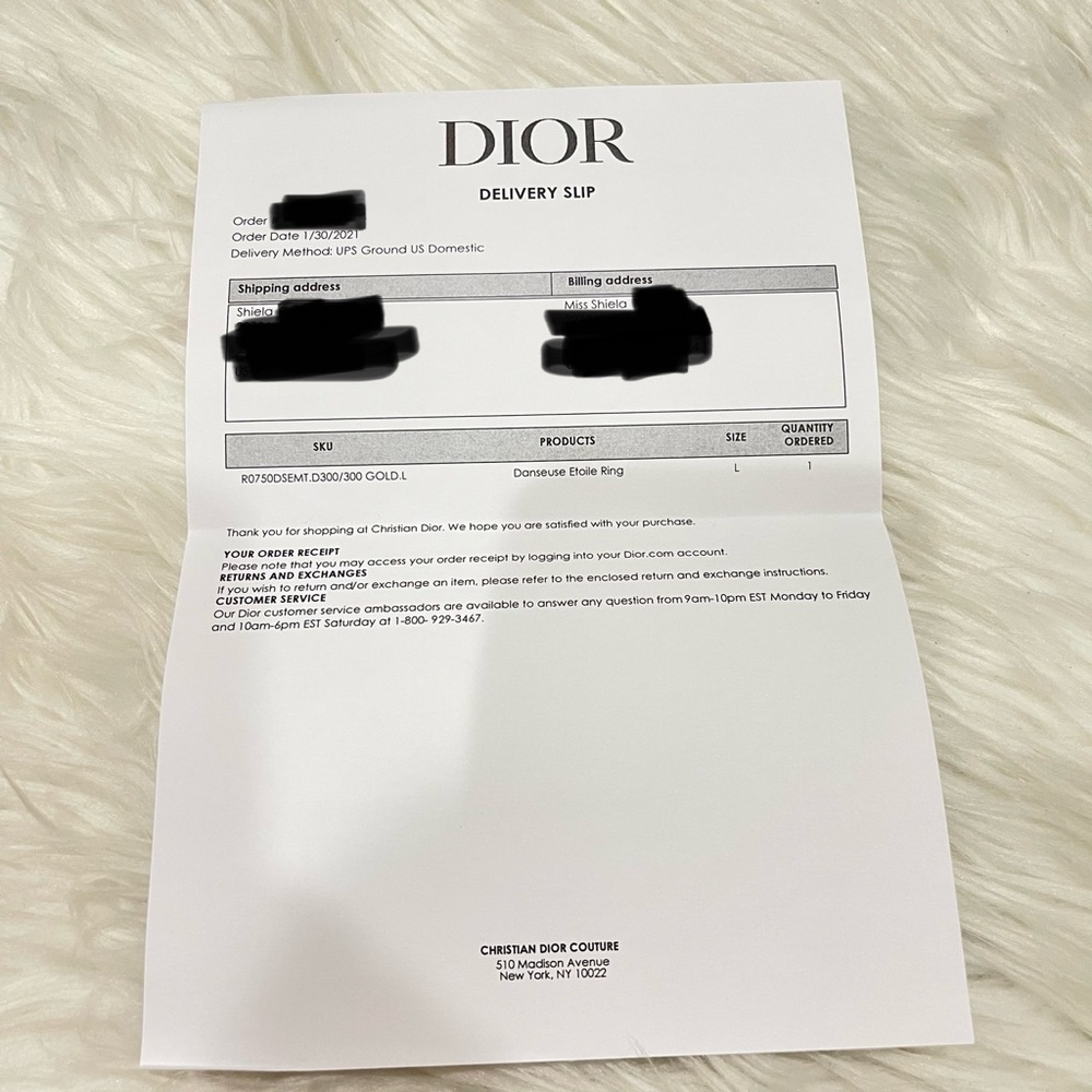 DIOR DANSEUSE ÉTOILE RING - Picture 3 of 6